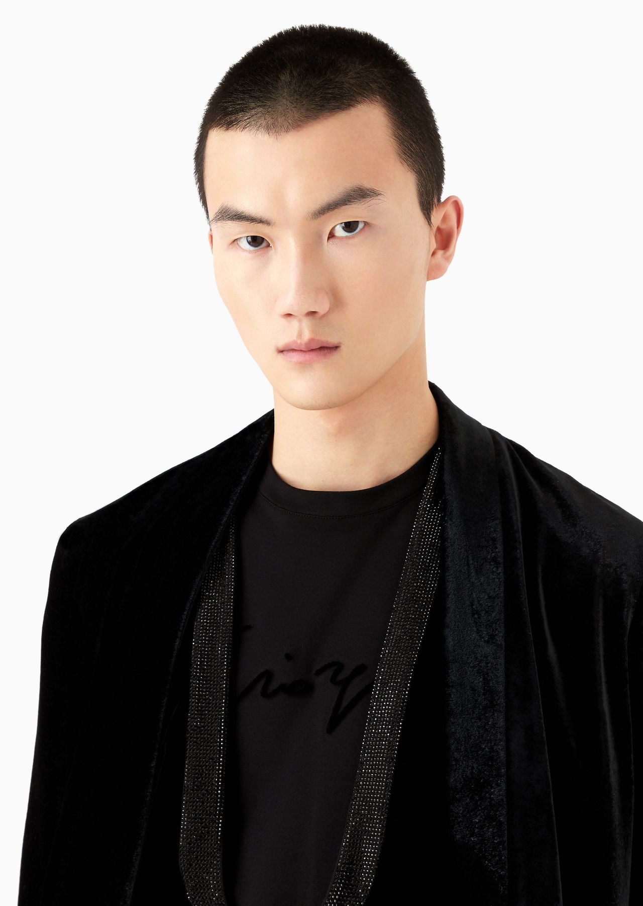 Giorgio’s single-breasted waistcoat in velvet - 6