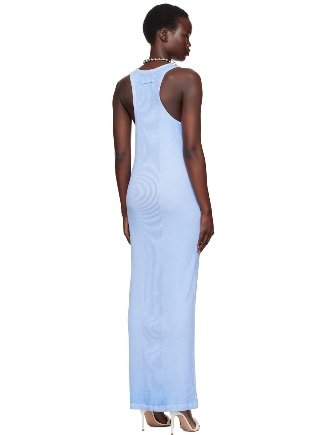 Blue 'The Strapped' Maxi Dress - 3