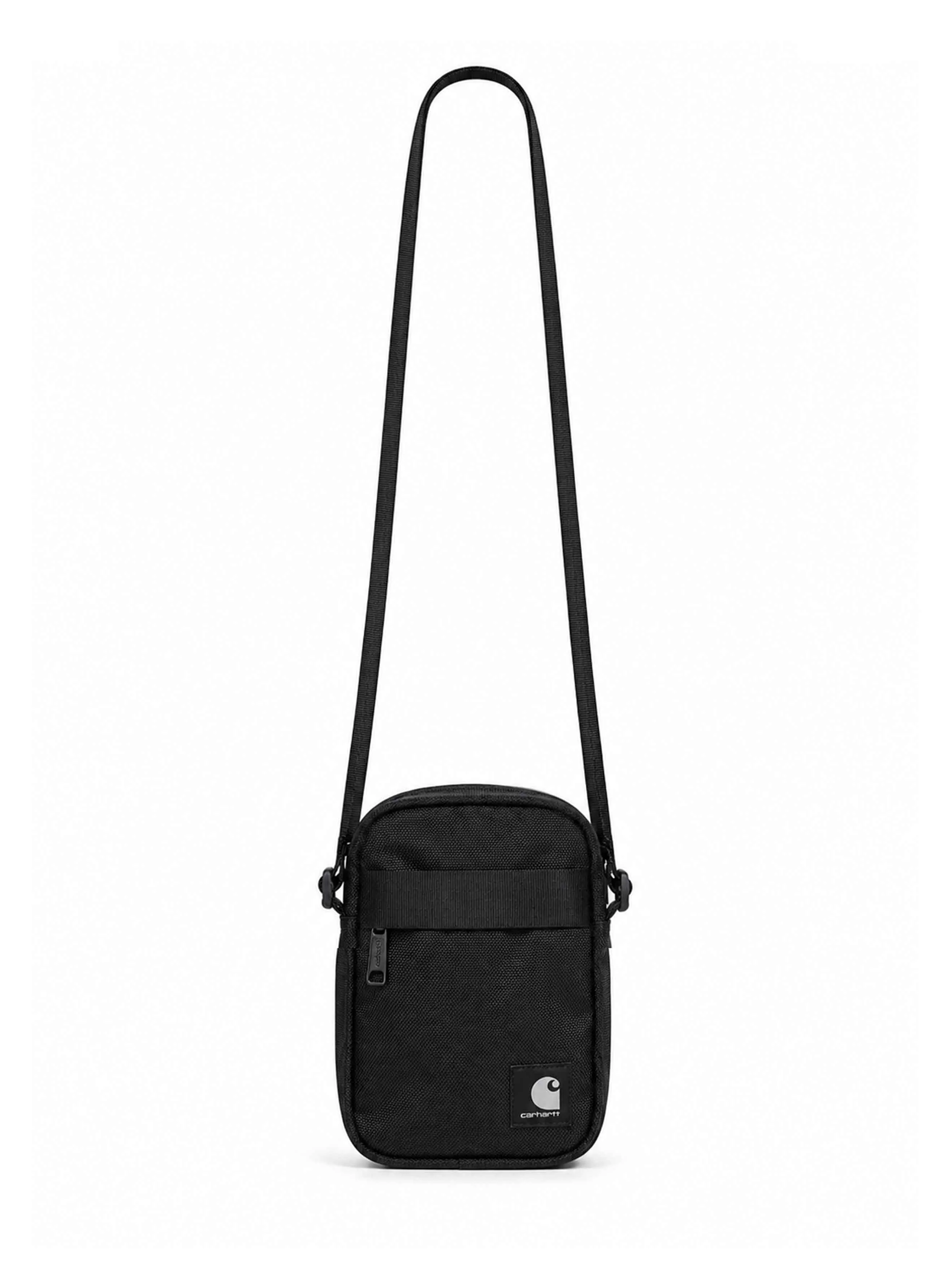 Black nylon crossbody bag - 1