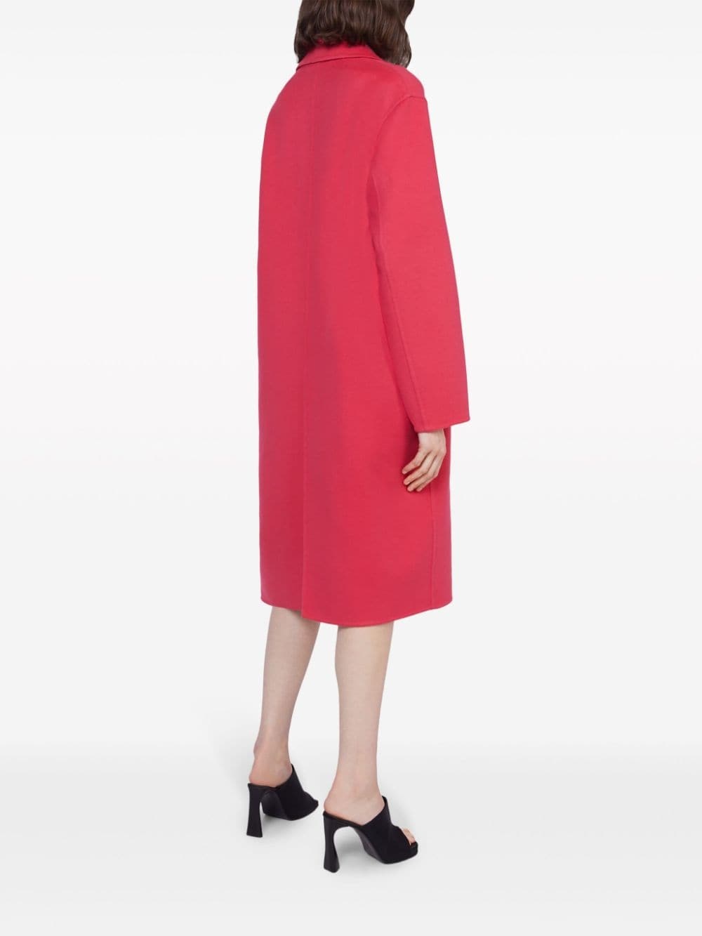 double-breast wool coat - 3