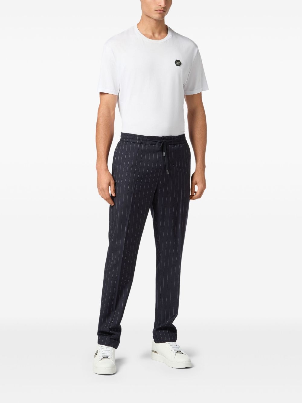 pinstriped track pants - 2