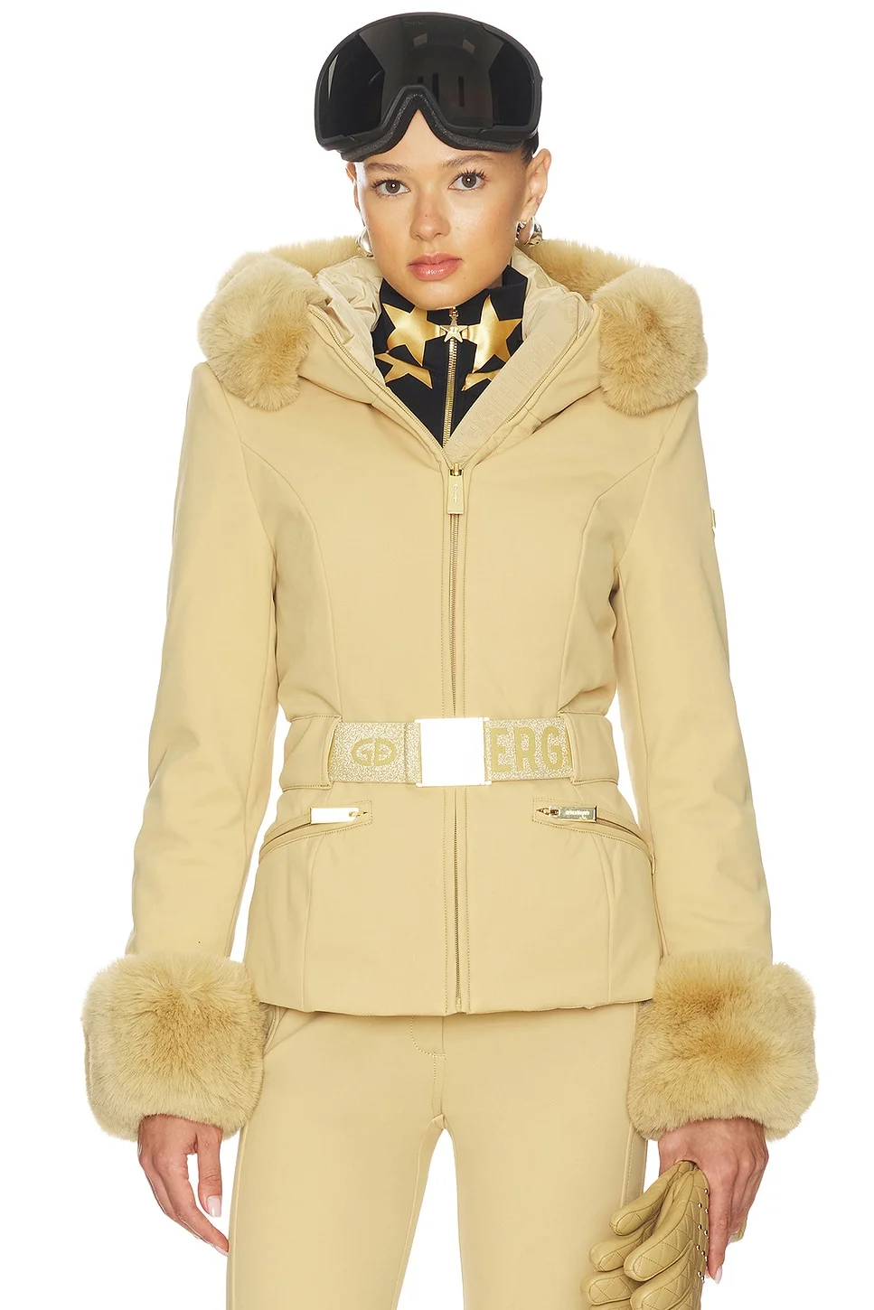 Prezioso Faux Border Ski Jacket - 1