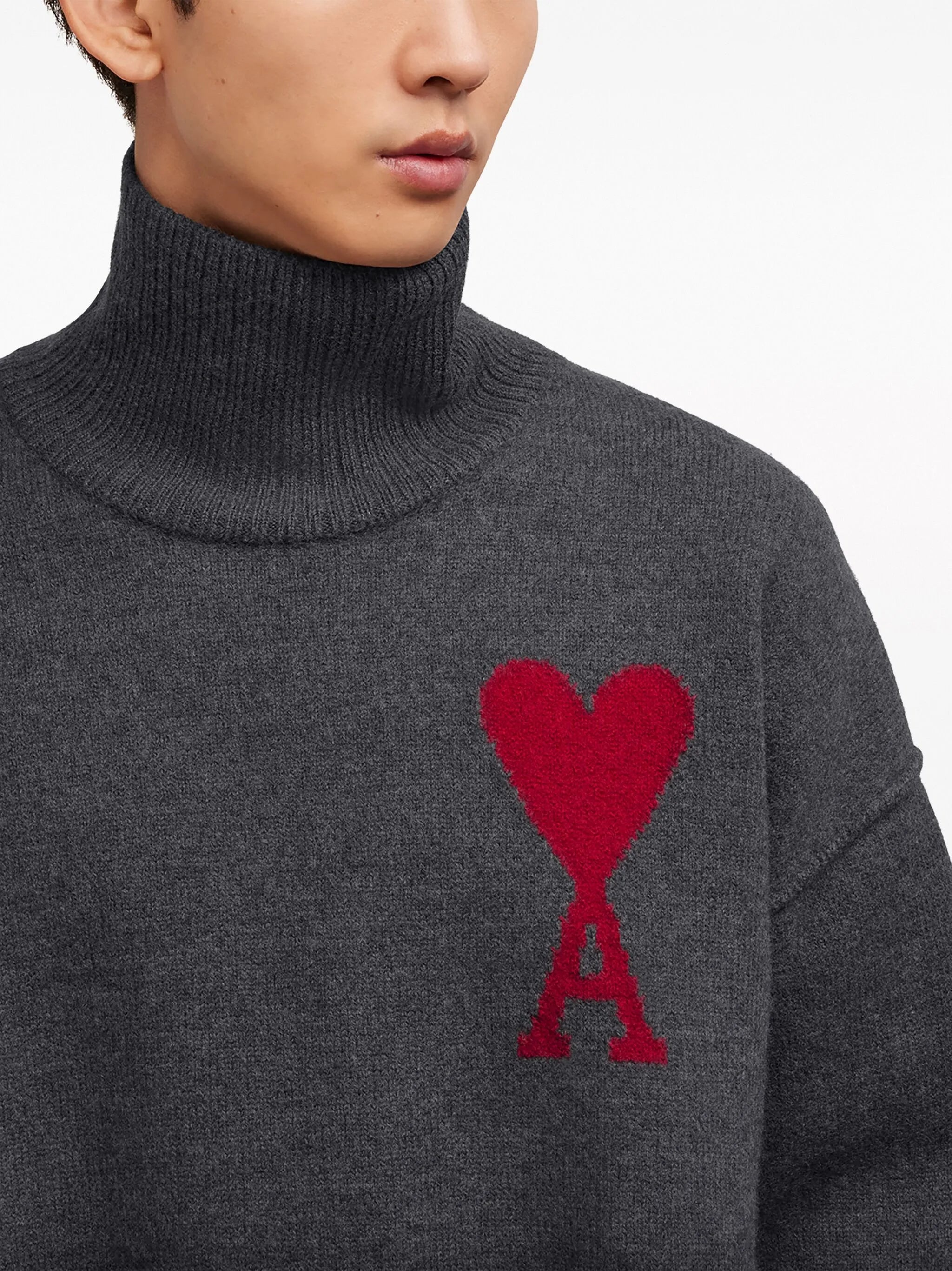 Intarsia-logo Wool Jumper - 2