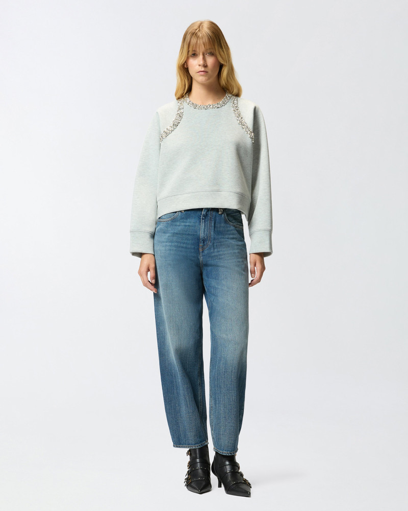 SWEATSHIRT WITH BEJEWELLED APPLIQUÉS 4