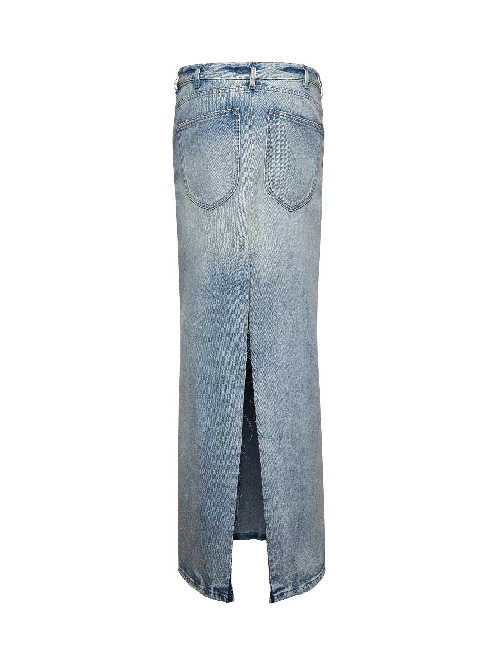 Light blue denim Anonymity of the lining skirt - 2