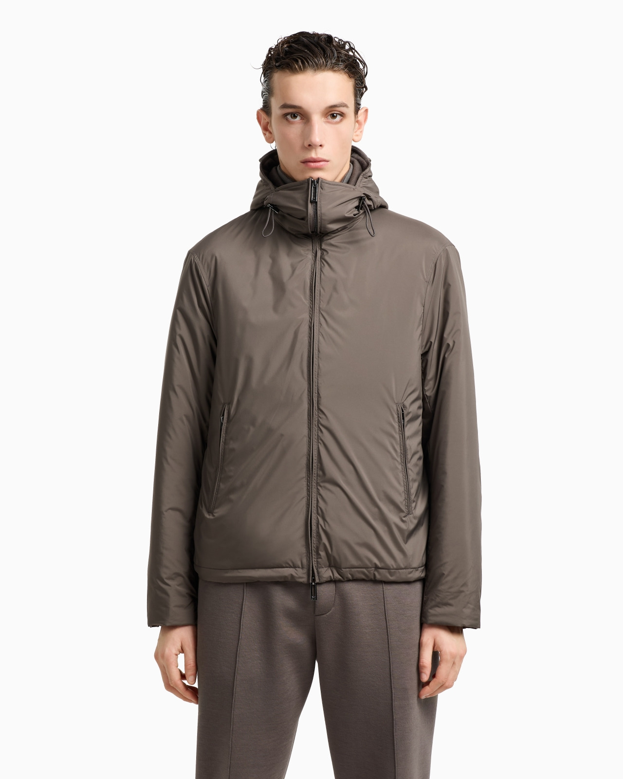 TRAVEL ESSENTIALS WATER-REPELLENT NYLON HOODED JACKET - 4