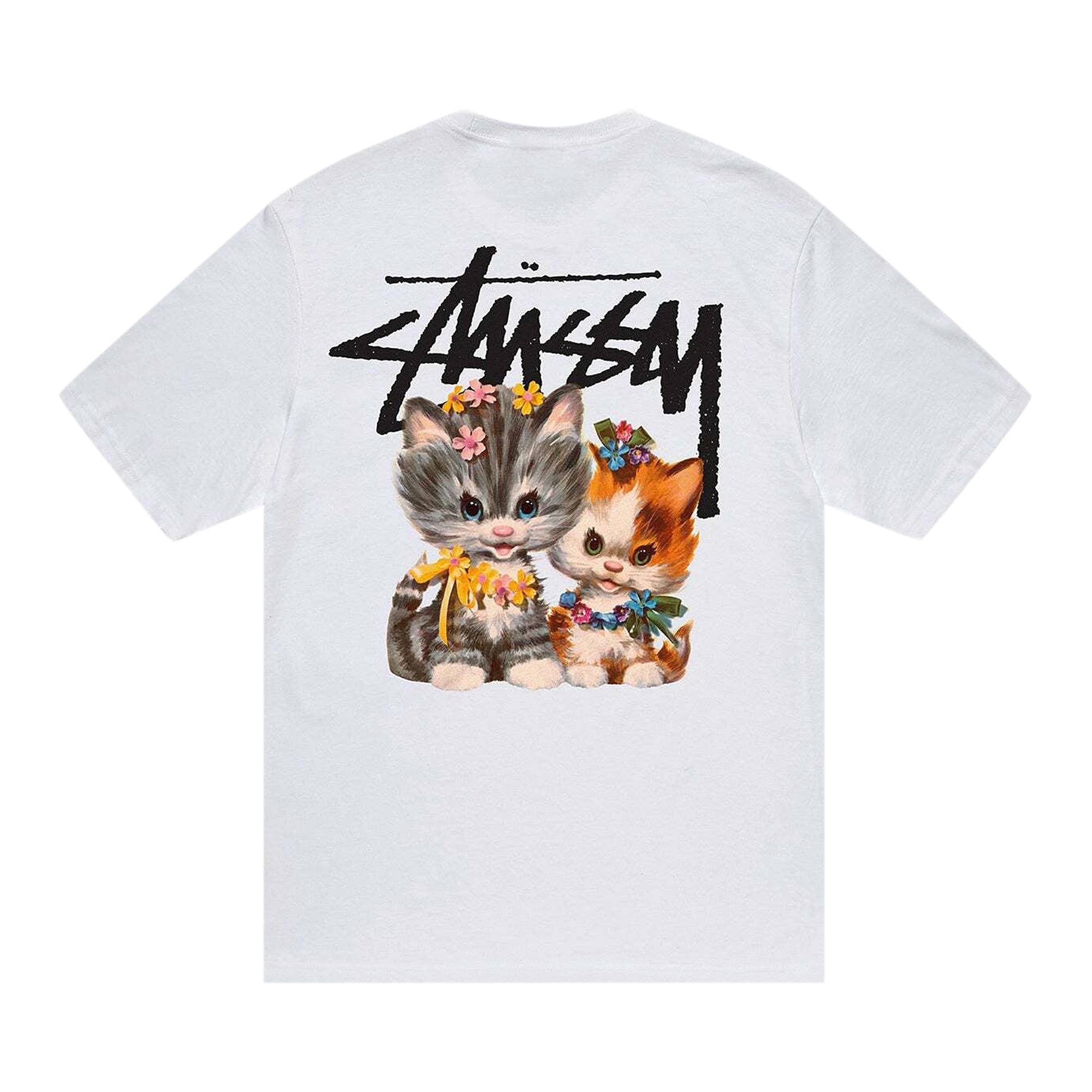 Stussy Kittens Tee 'White' - 2