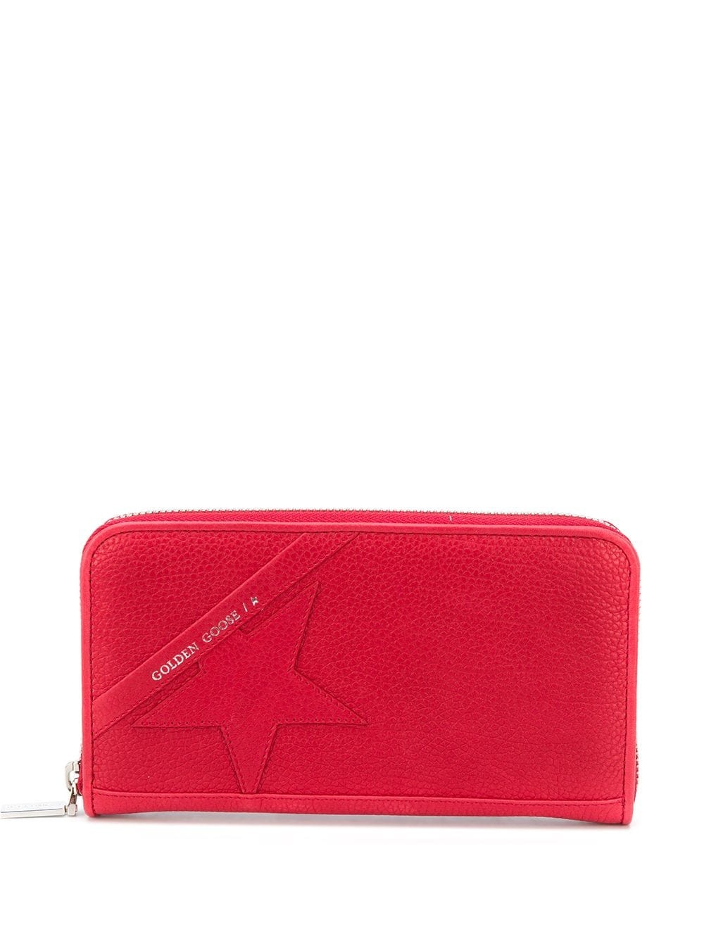 star-patch zip-around continental wallet - 1