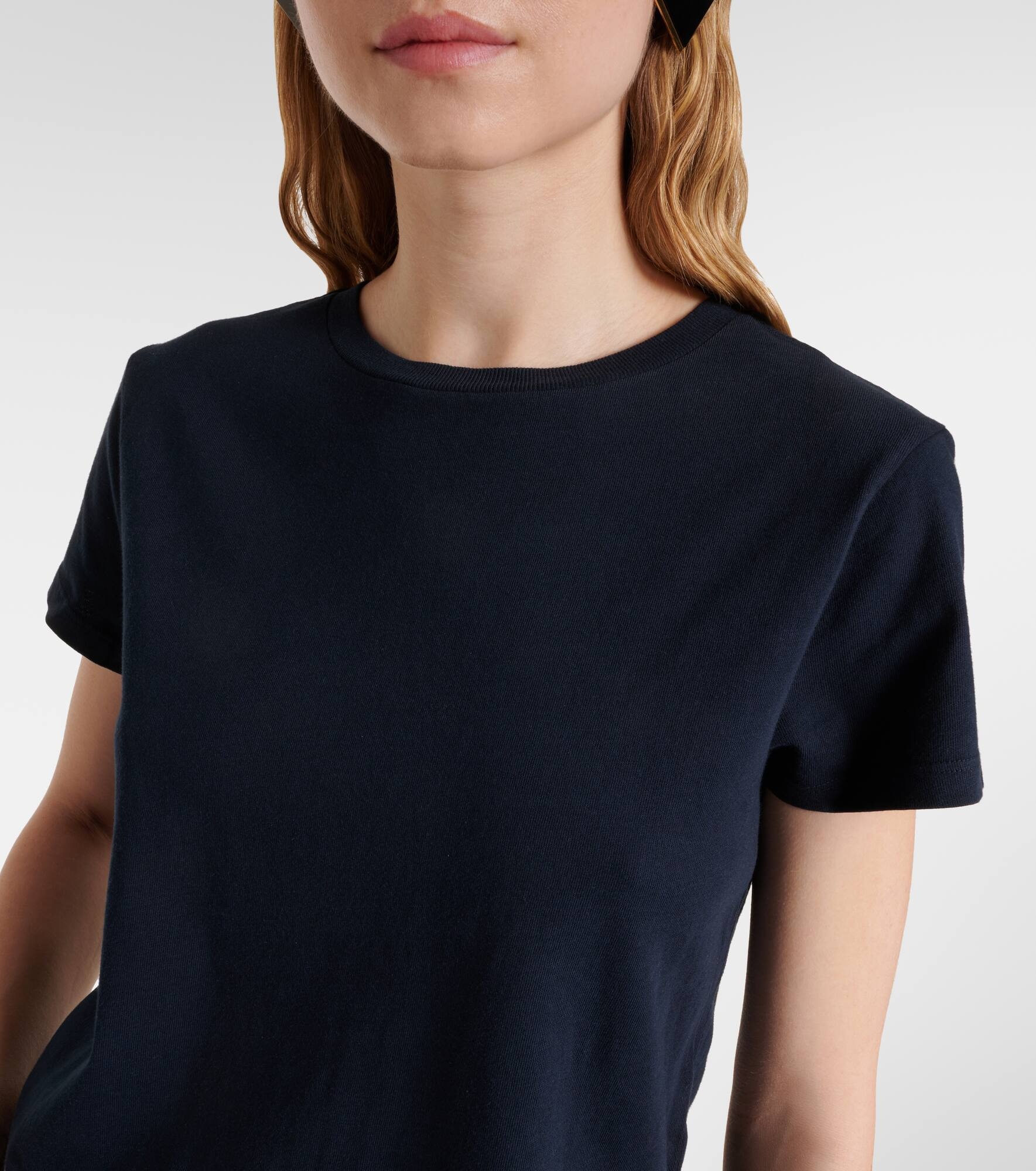 Adine Shrunken cotton jersey T-shirt - 4
