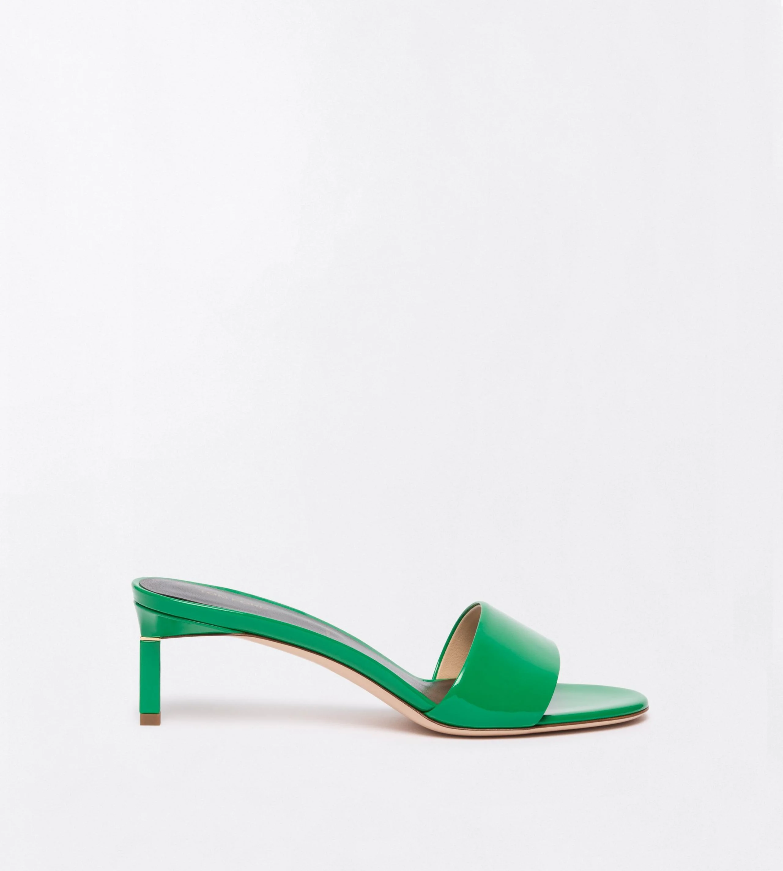 PATENT LEATHER T MULE - 1