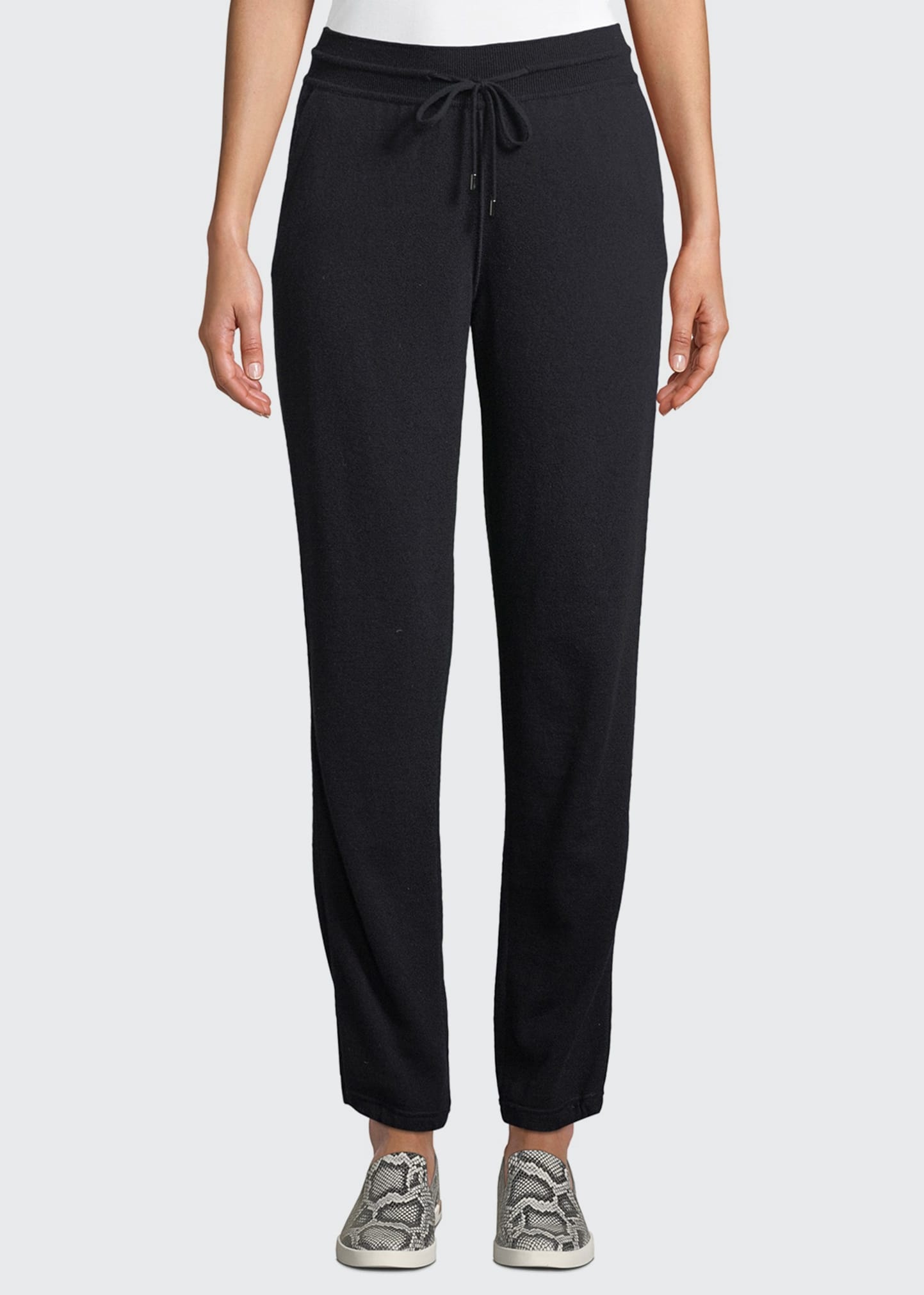 Merano Cashmere Drawstring Jogger Pants - 3