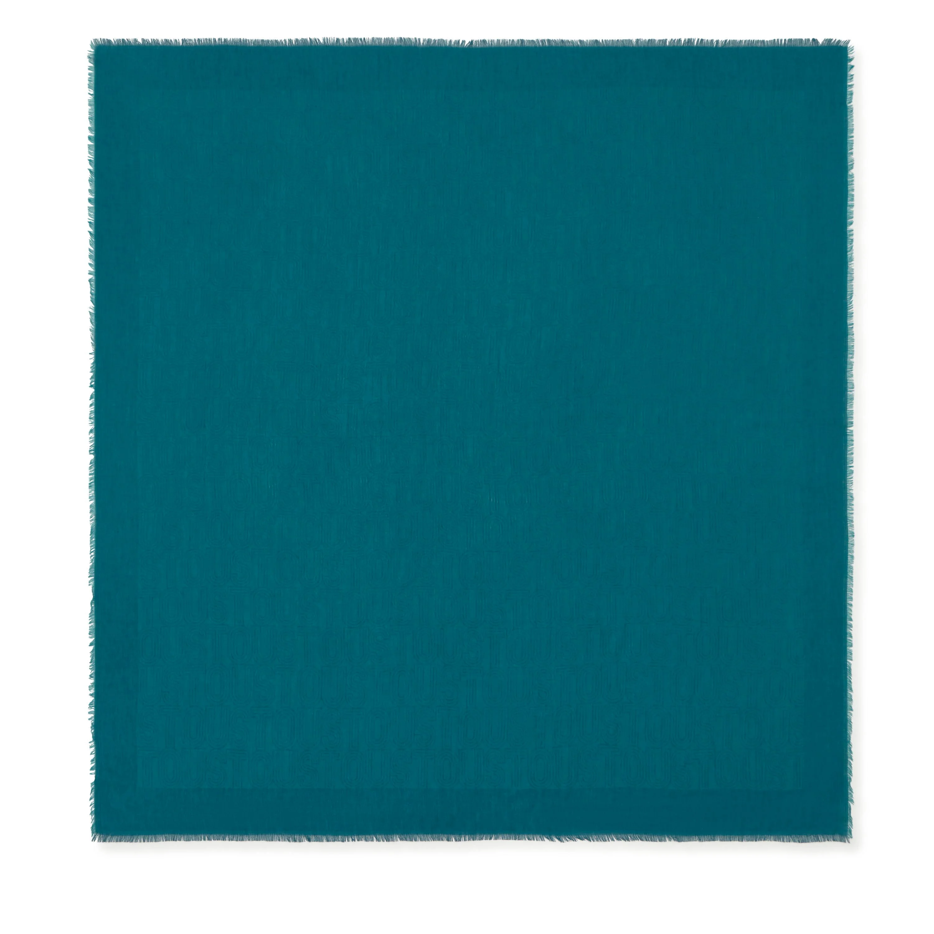 Turquoise Scarf TOUS Silhouette Jacquard - 1