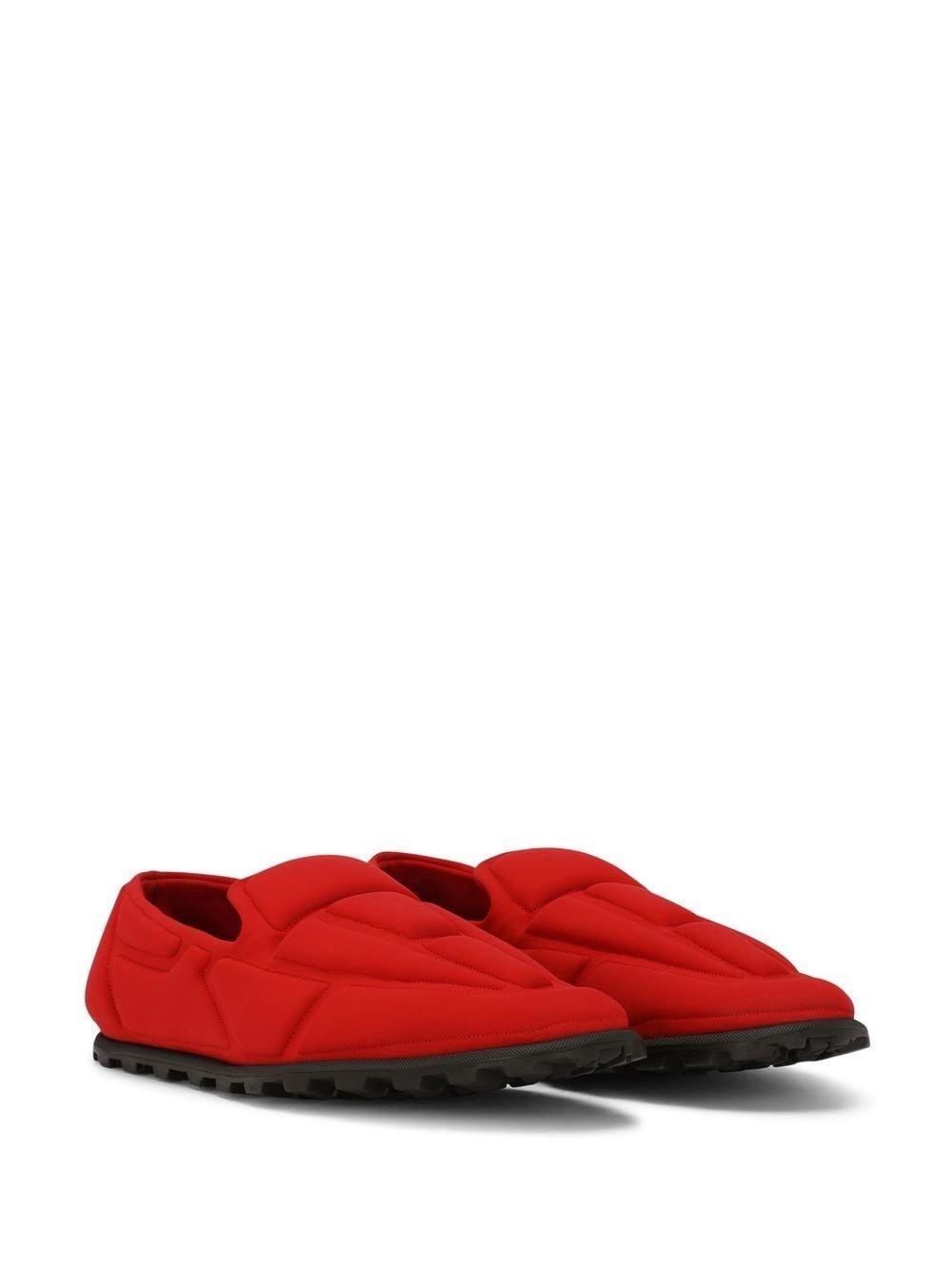 panelled almond-toe slippers - 2