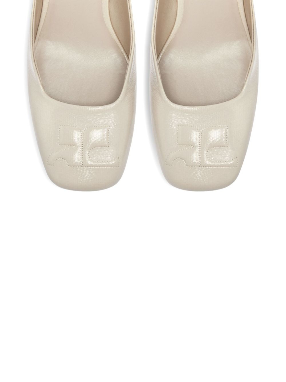 slingback heeled pumps - 4