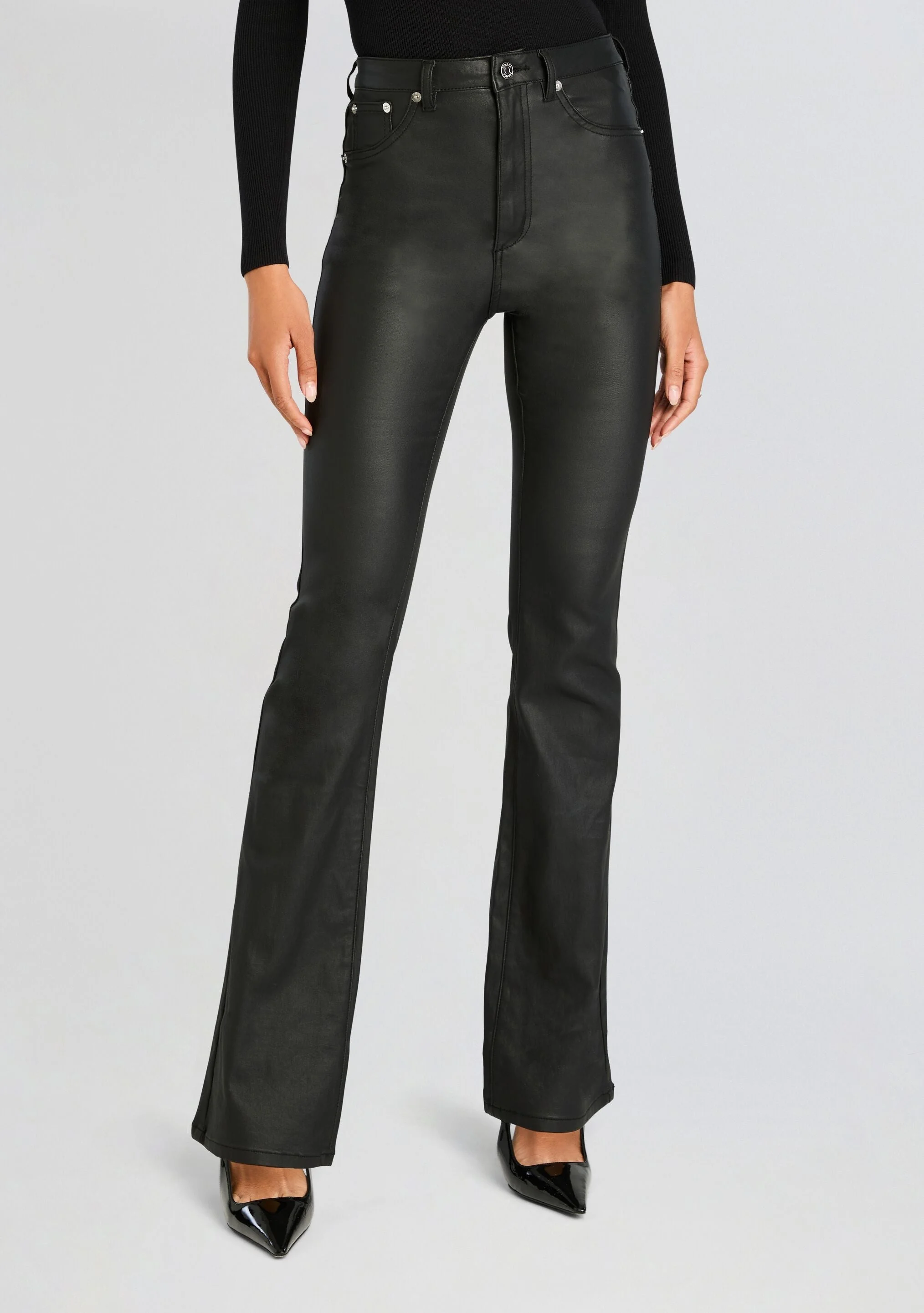 PRESELY HIGH RISE FLARE JEAN - 1