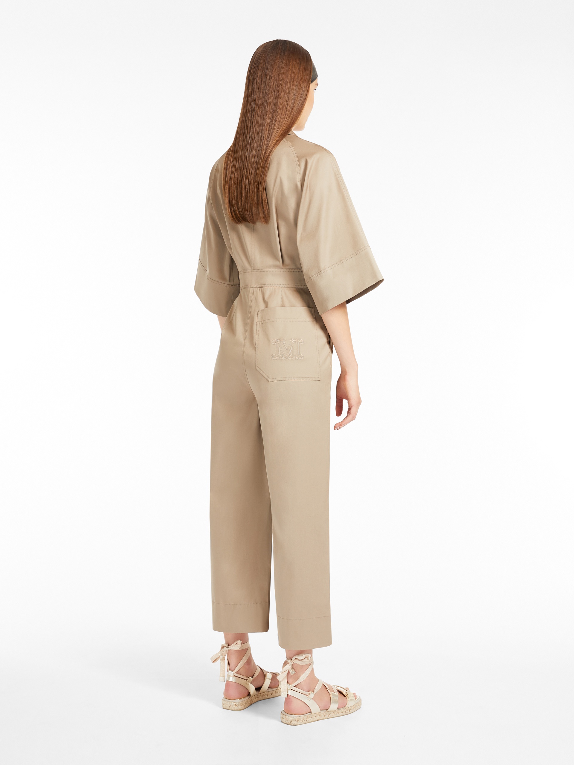 DRY Cotton gabardine jumpsuit - 4
