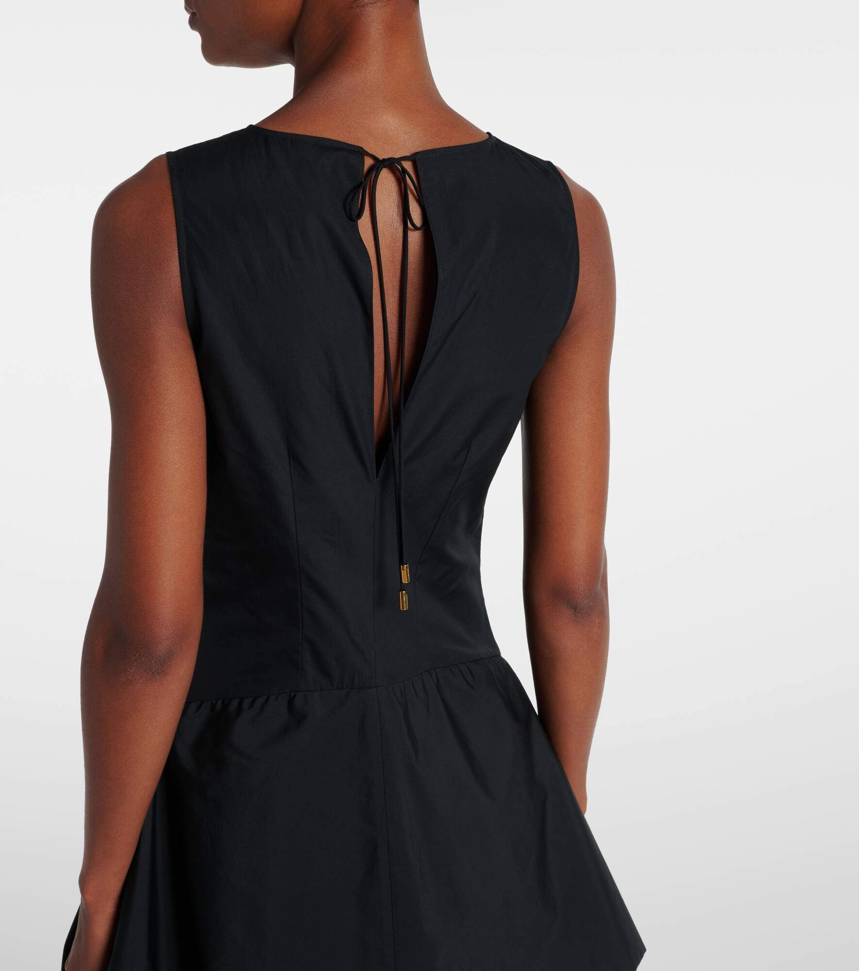 Cotton poplin wrap dress - 5