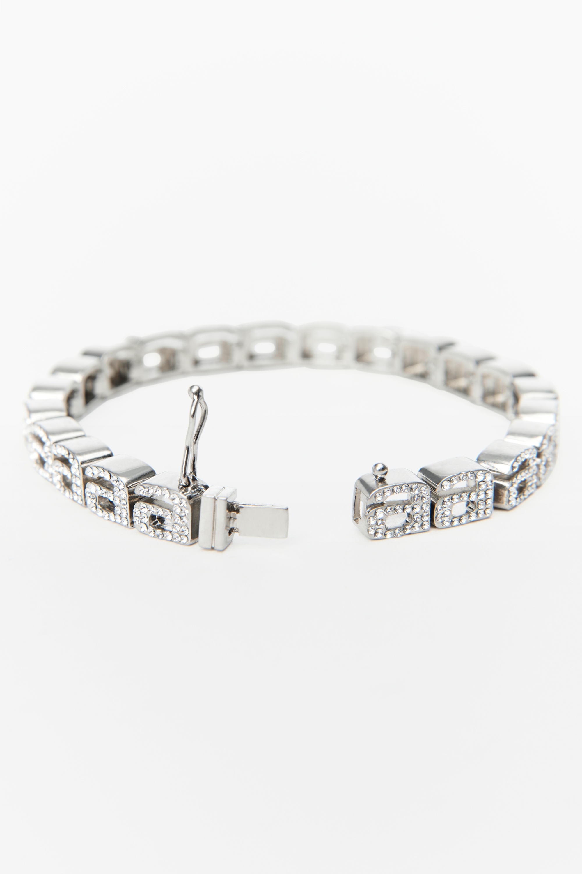 DIAMANTE A TENNIS BRACELET IN BRASS - 4