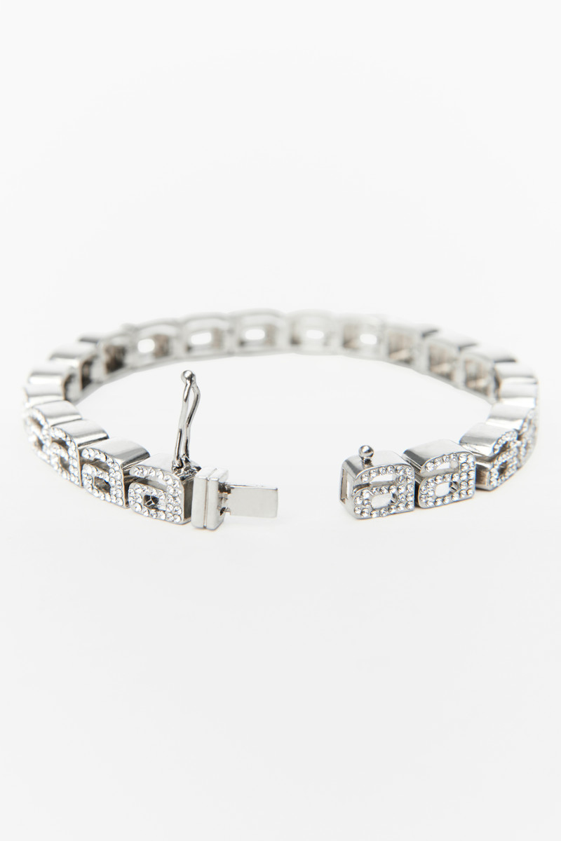 DIAMANTE A TENNIS BRACELET IN BRASS 4