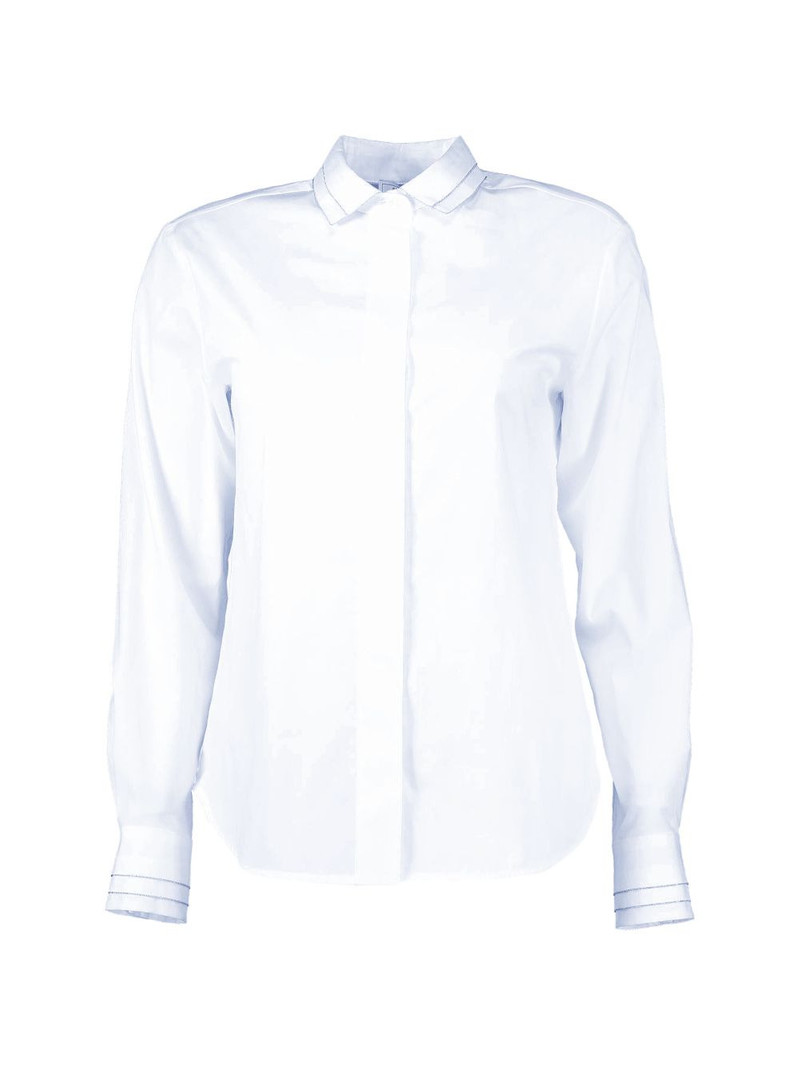 pleated long-sleeve shirt 1