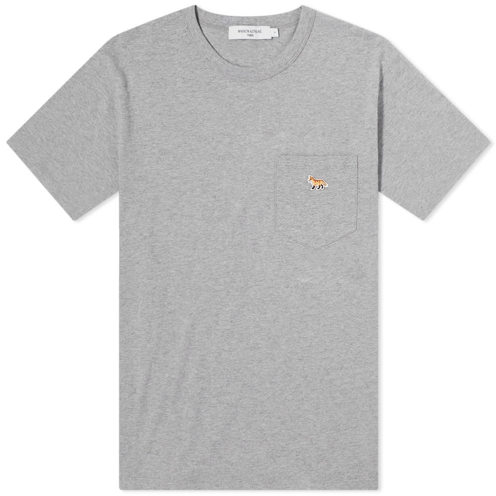 Maison Kitsuné Profile Fox Patch Pocket Tee - 1