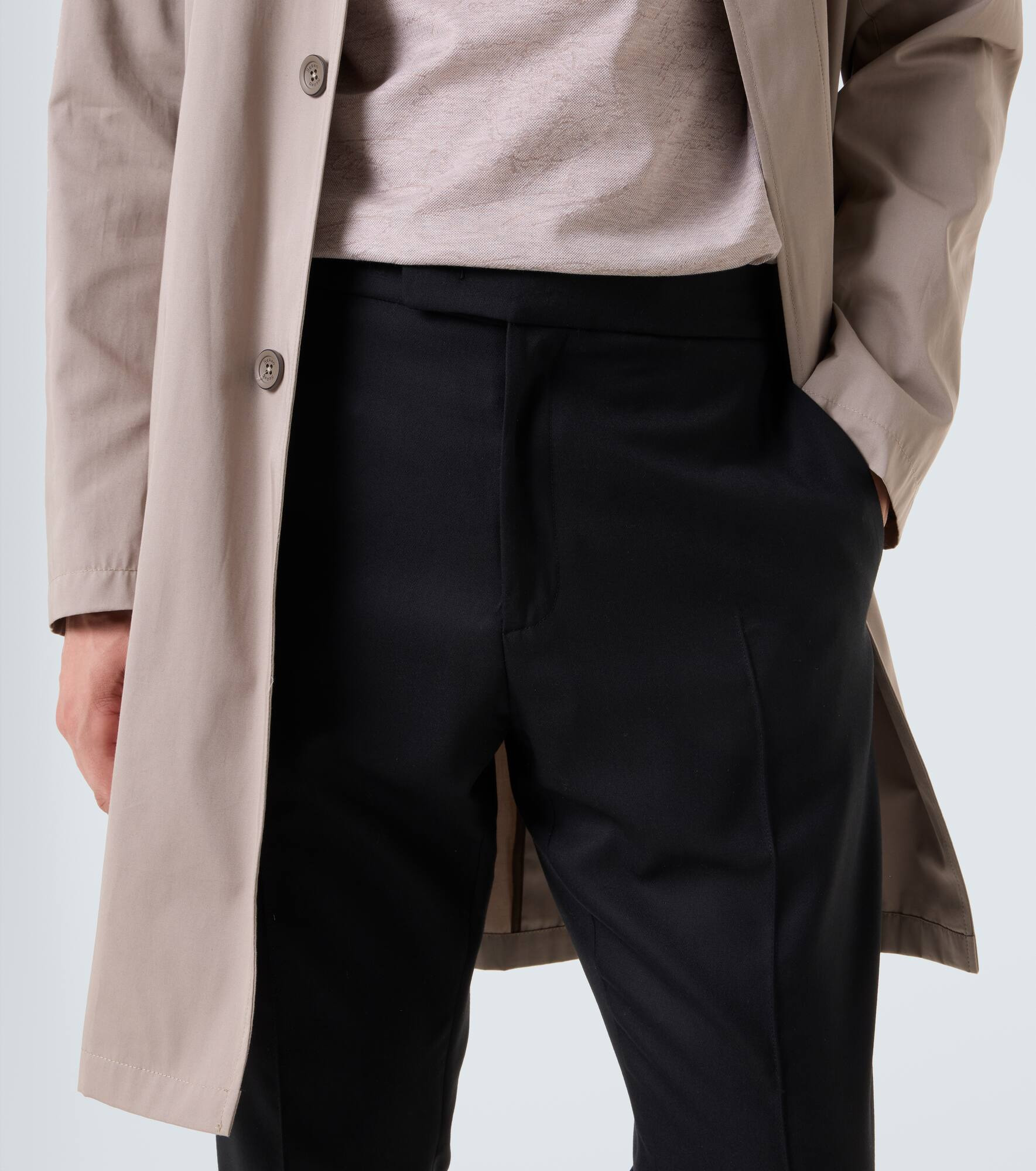 Wool straight pants - 5