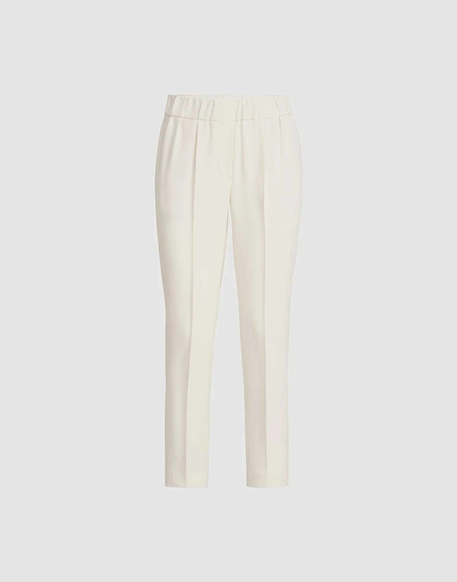 Silk and acetate crêpe cady tailored jogger trousers - 1