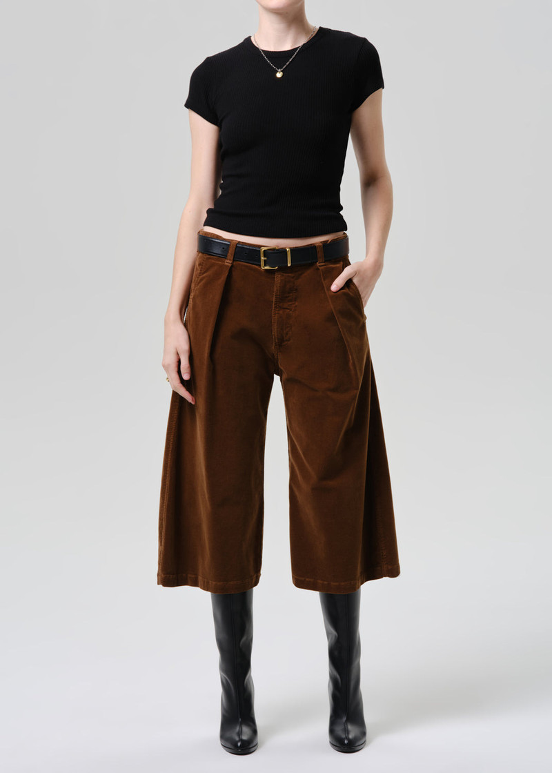 Cocoon Culotte Corduroy In Manuka - 1