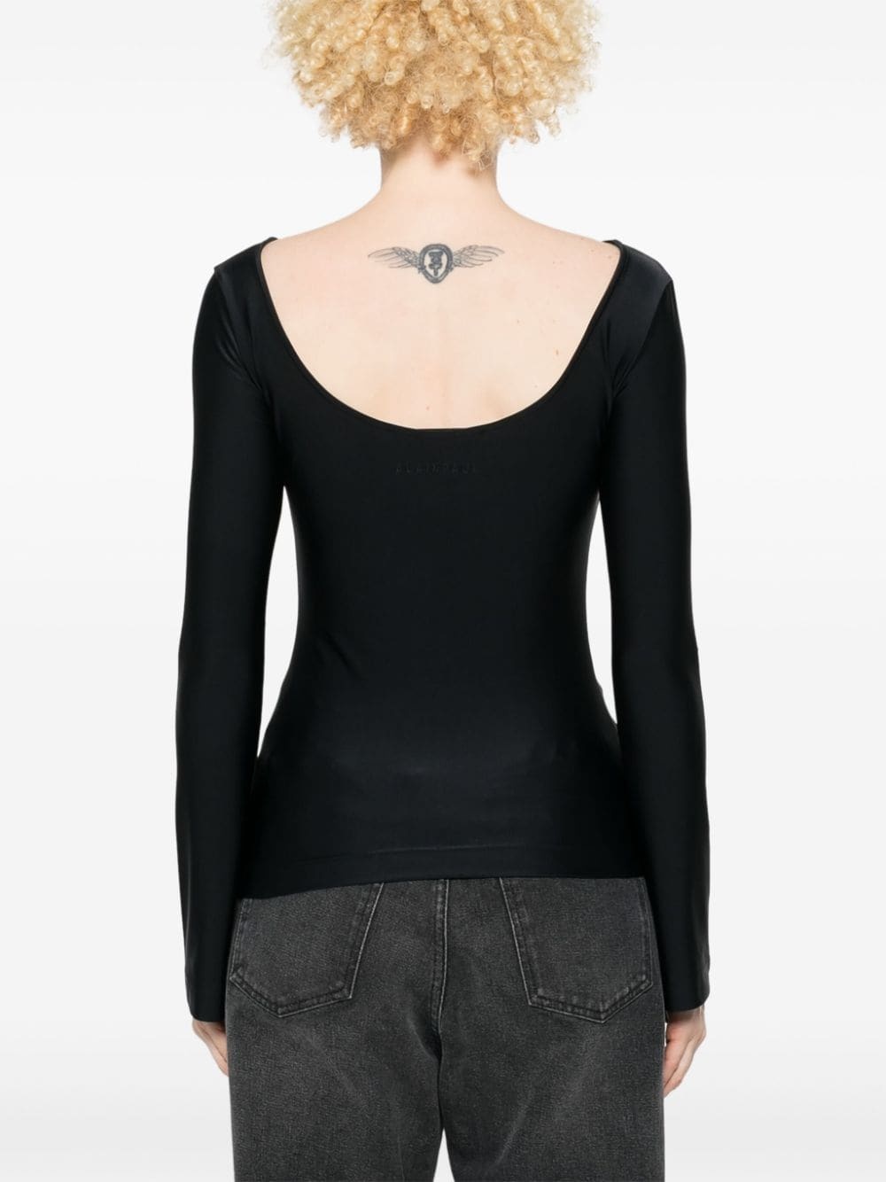logo-embroidered top - 4
