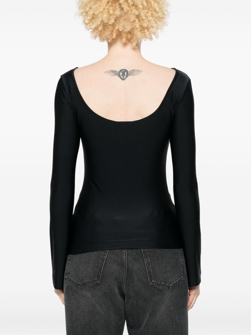 logo-embroidered top 4