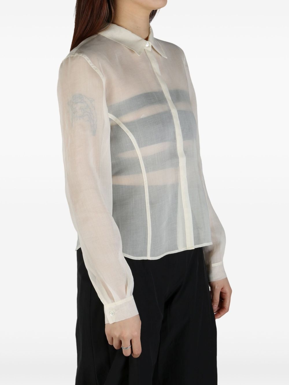 semi-sheer shirt - 3