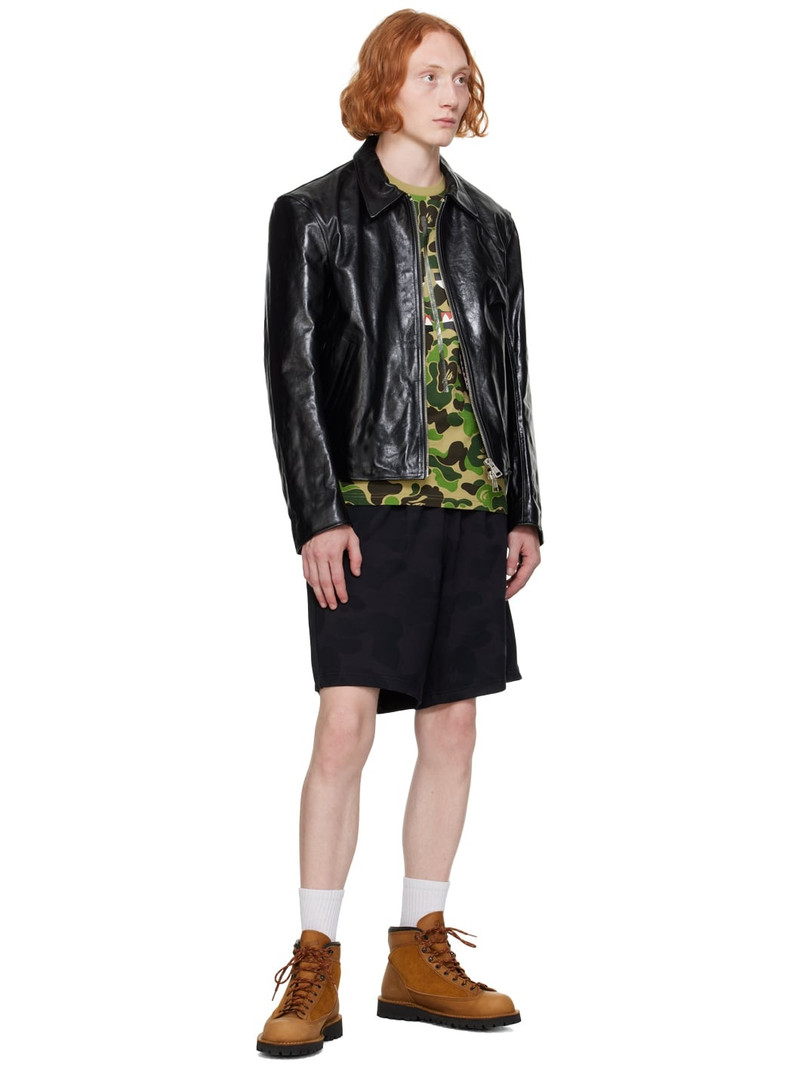 A BATHING APE® Green ABC Camo Shark T-Shirt outlook