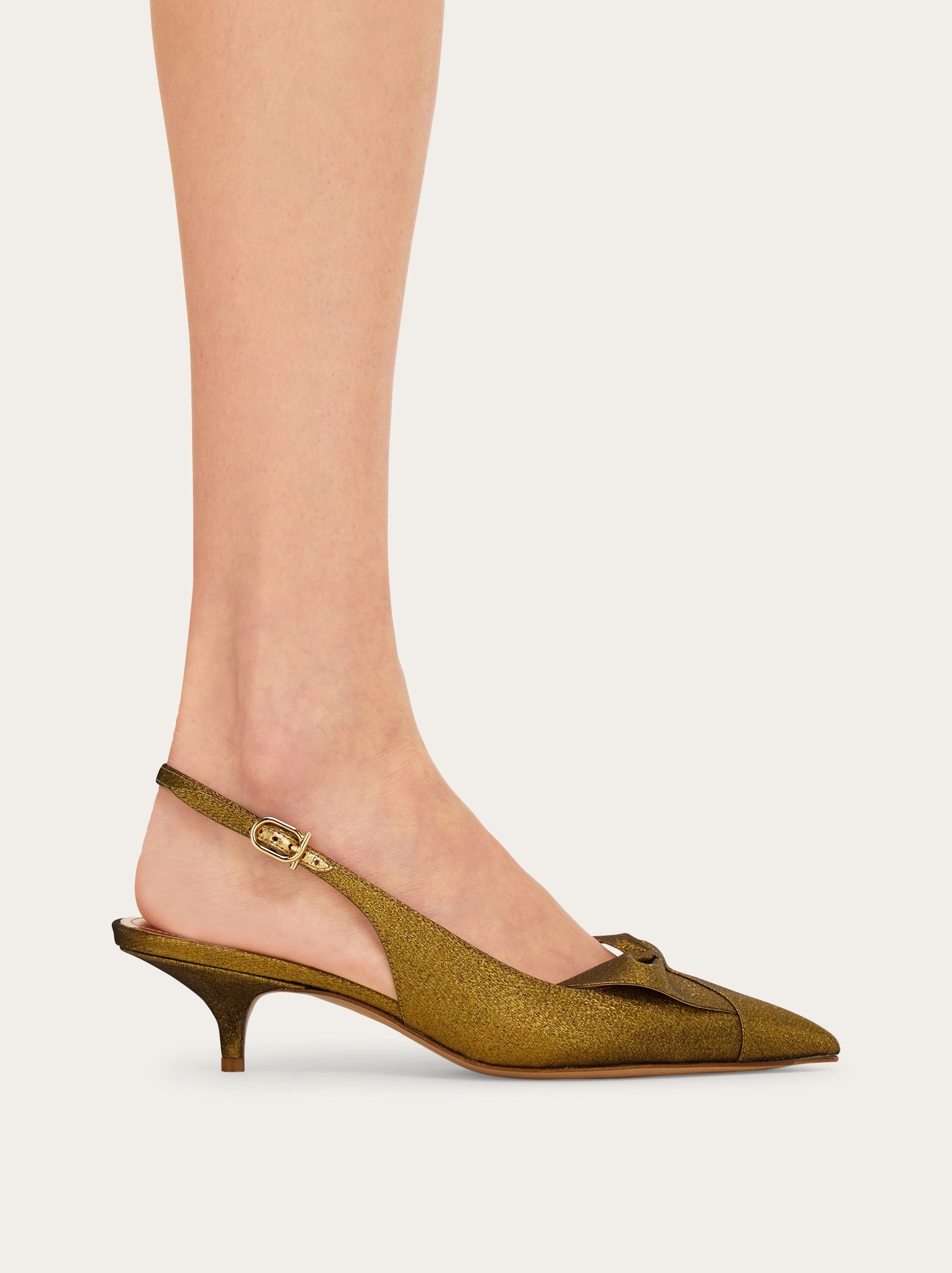 Bow slingback pump - 3