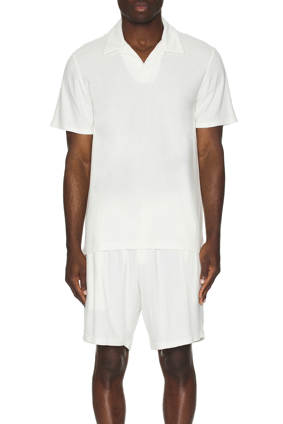 Faustino Terry Cotton Blend Short Sleeve Polo - 3