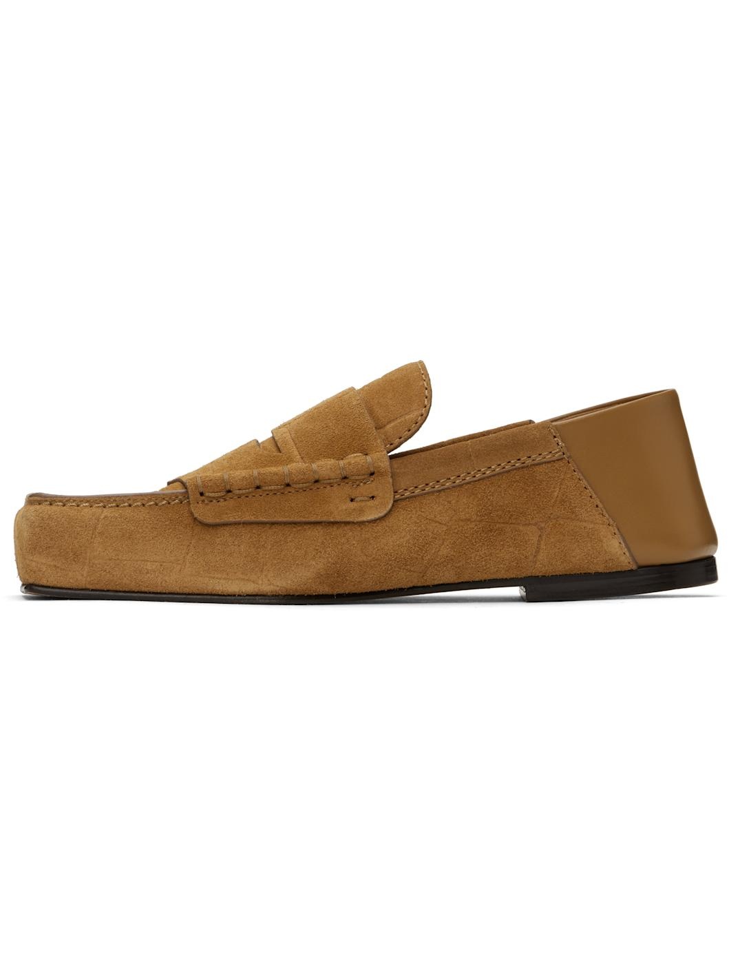 Tan La Croisière 'The Carré' Loafers - 3