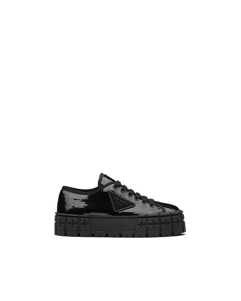Double Wheel sequin sneakers 1