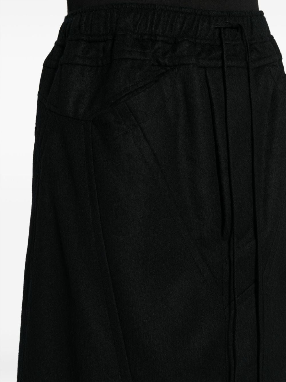 drop-crotch cropped track pants - 5