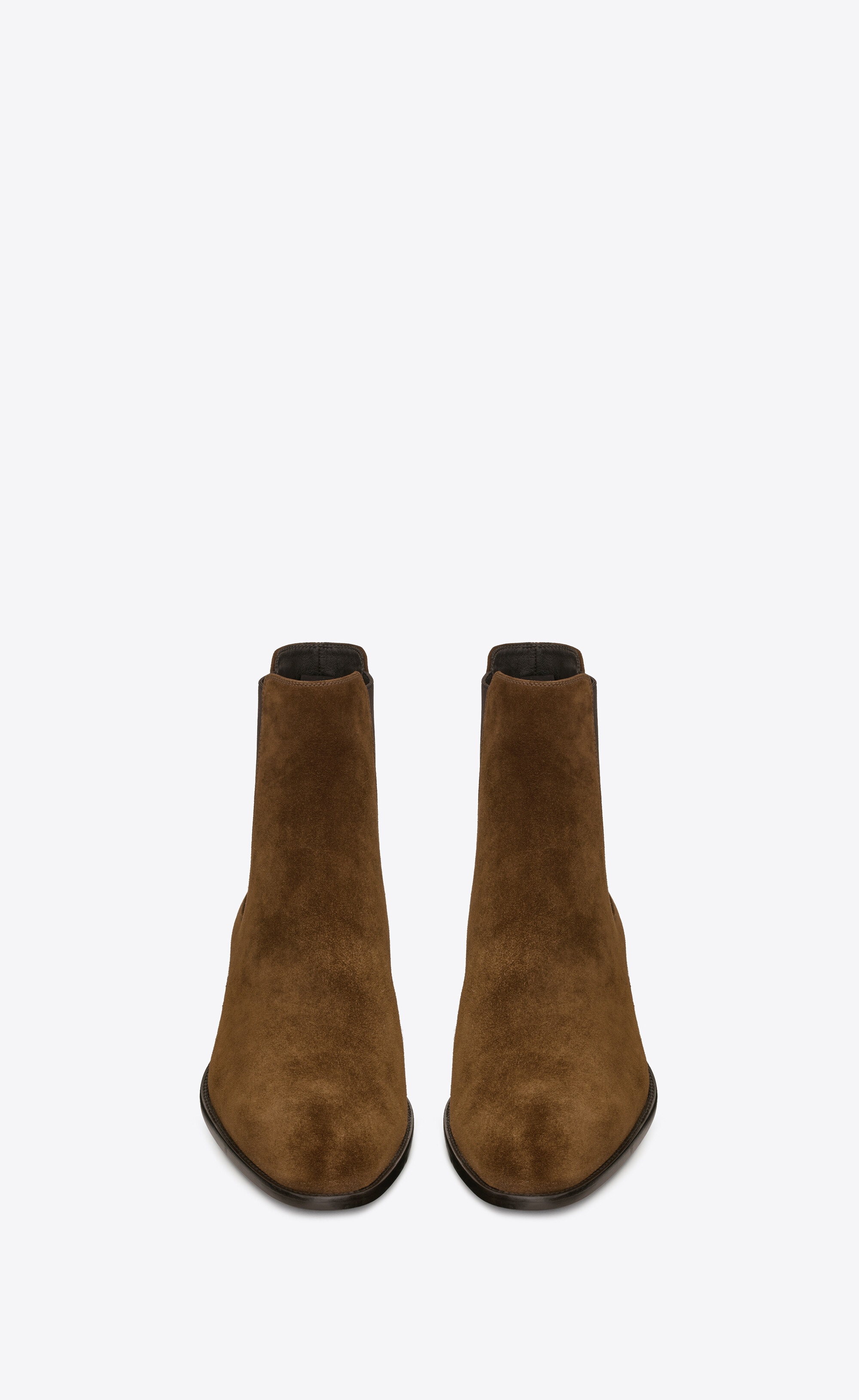 wyatt chelsea boots in suede - 2