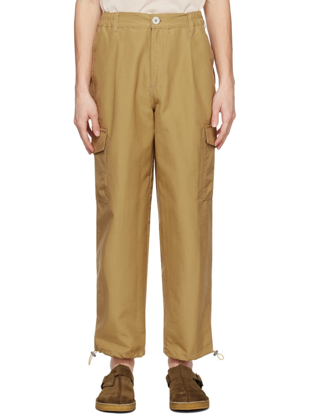 Beige Free Your Pants Cargo Pants - 1