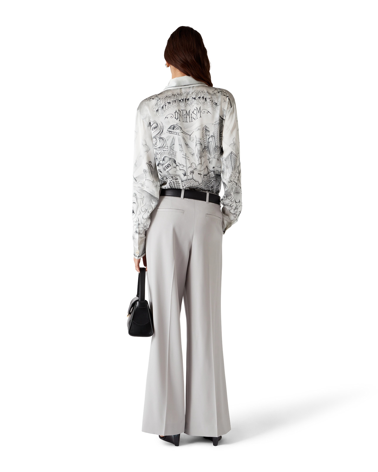 Wool Triple Pleat Tailored Trousers | Casablanca Paris - 4