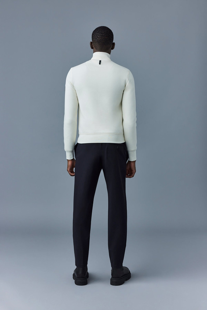 COLLIN Mixed media bomber jacket 3