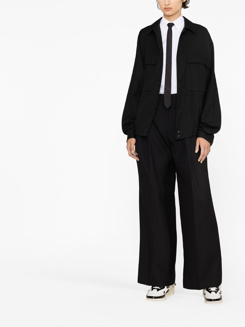 Burberry high-waisted wide-leg trousers outlook