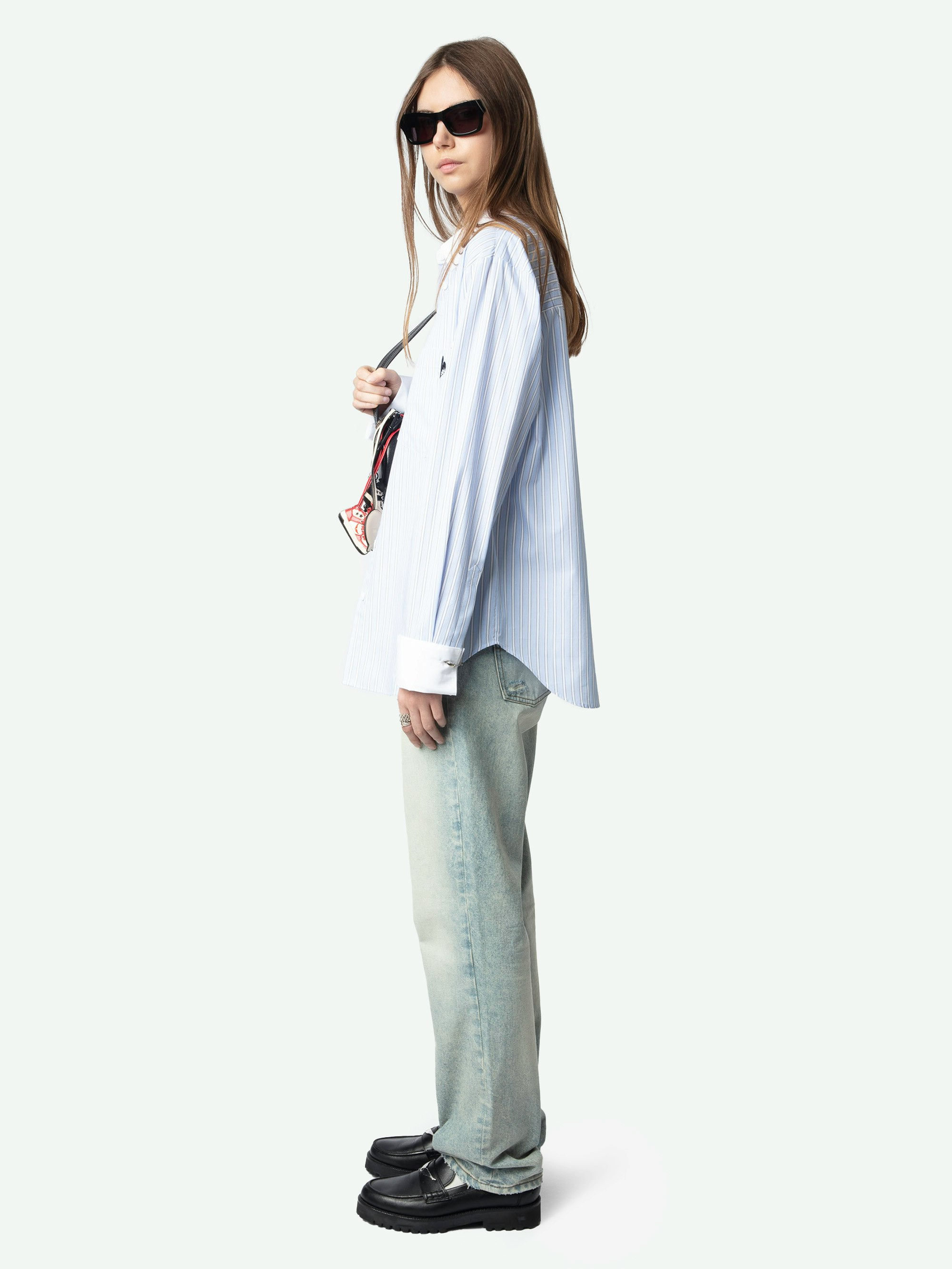 Morning Striped Poplin Shirt - 6