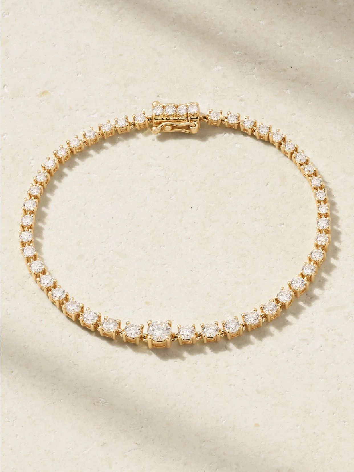 Rope 18-karat Gold Diamond Bracelet - 1