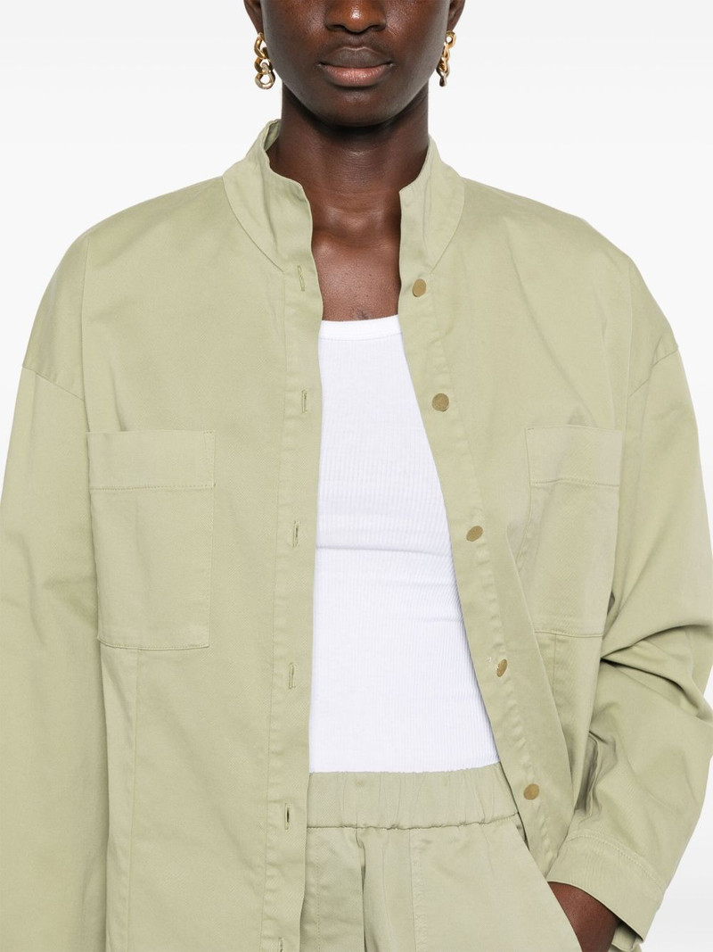 long-sleeve cotton blend shirt 5