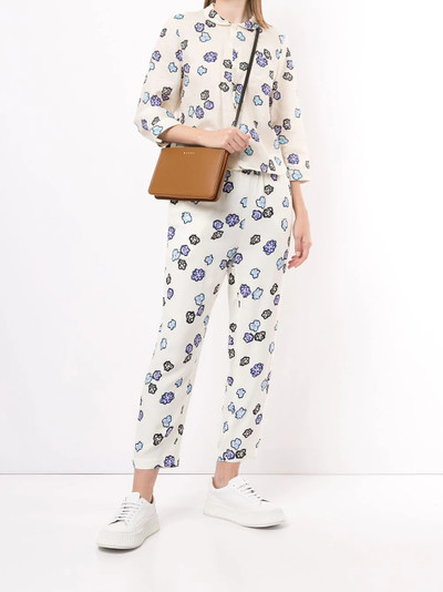 Marni floral print cropped shirt outlook