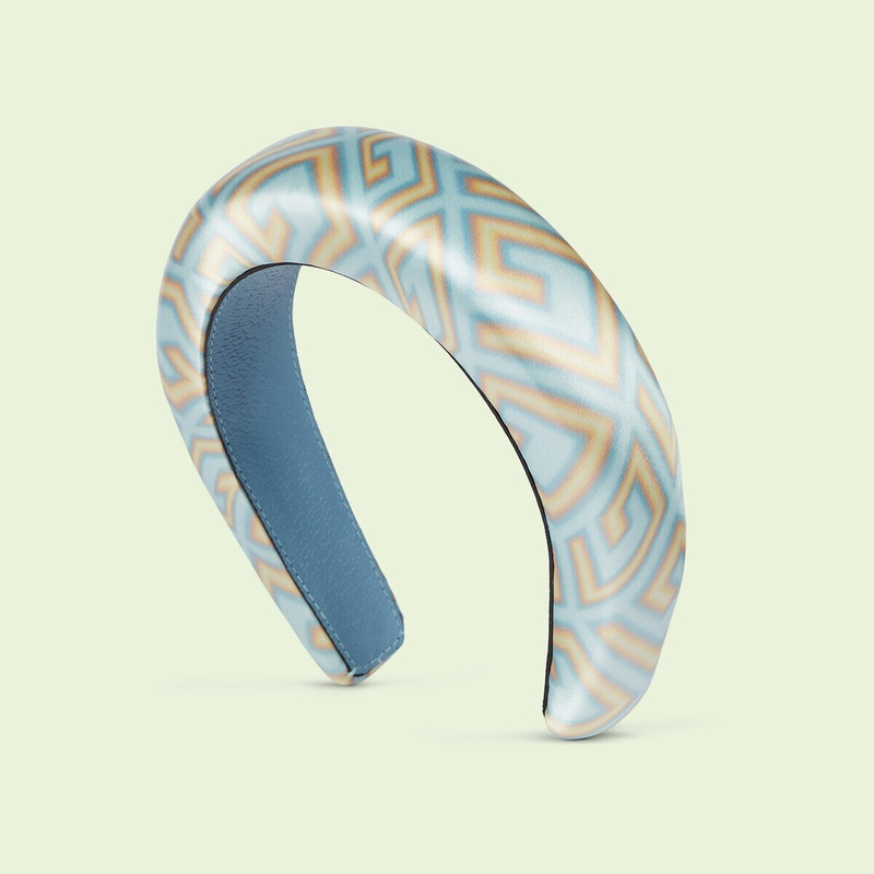 GUCCI Gucci Lovelight Square G satin hairband outlook