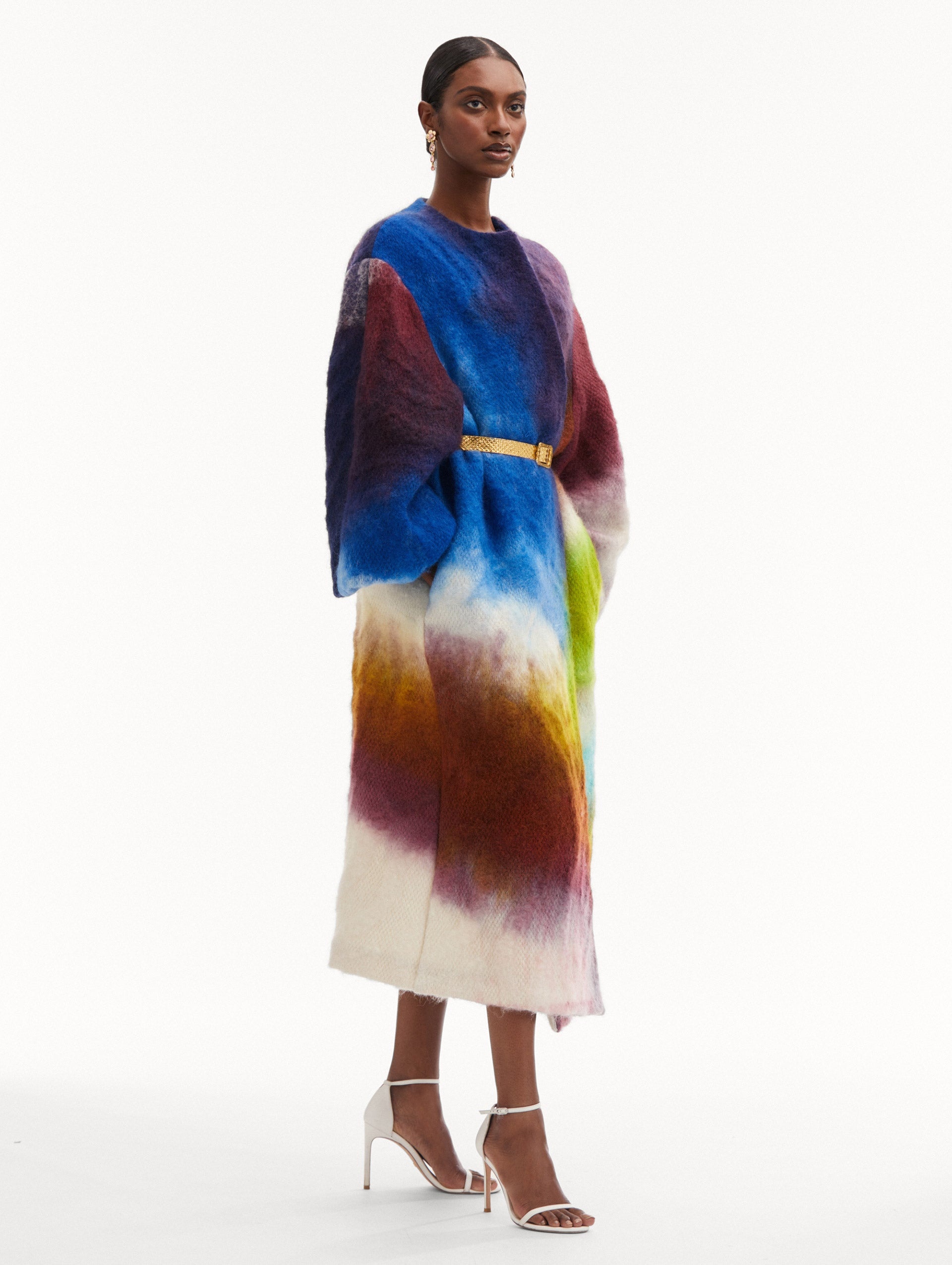 ABSTRACT WATERCOLOR COAT - 4