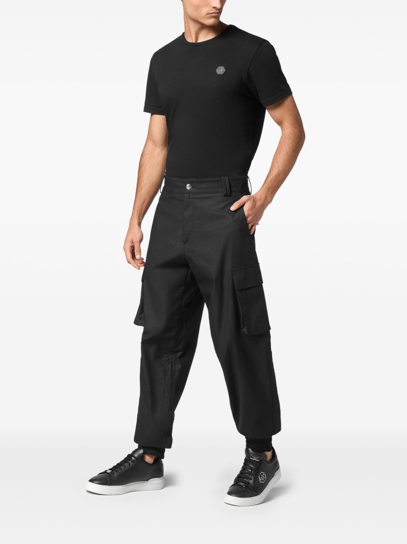 PHILIPP PLEIN tapered-leg cargo pants outlook