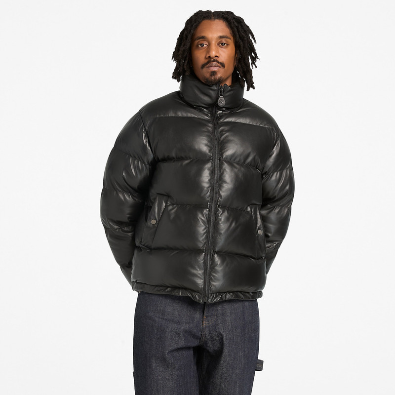 Welch Mountain Leather Puffer Jacket 6